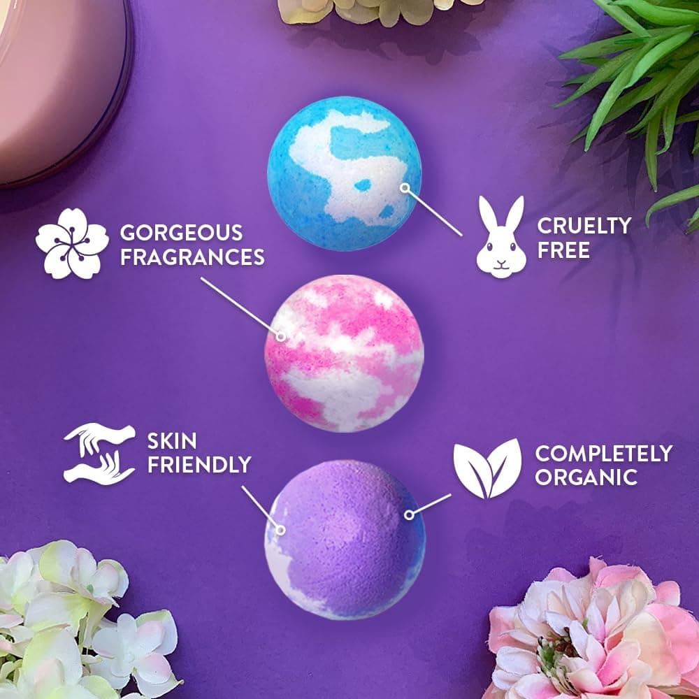 Pack Regalo 3 Bombas De Baño Redondas 3x40gr. - Imagen 2