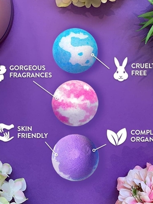 Pack Regalo 3 Bombas De Baño Redondas 3x40gr. - Imagen 2