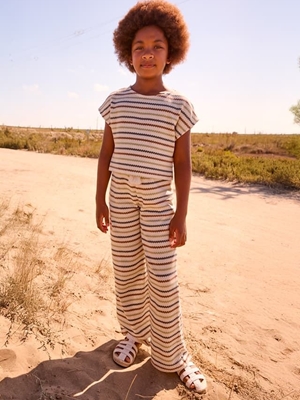 Pantalon largo tipo crochet - Imagen 1