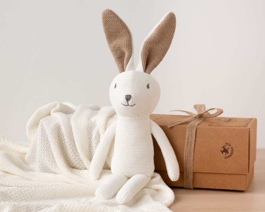 Peluche Conejito Patilargo Algodón - Imagen 1