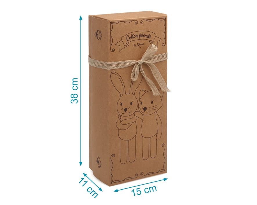Peluche Conejito Patilargo Algodón - Imagen 5