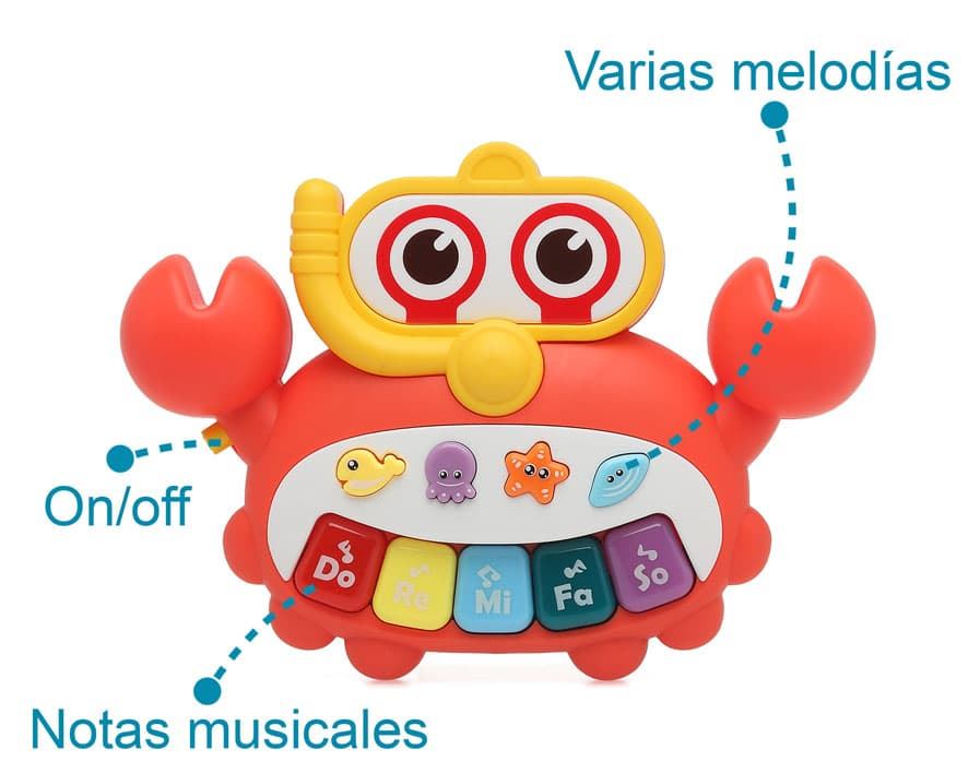 Piano Musical Cangrejo - Imagen 5