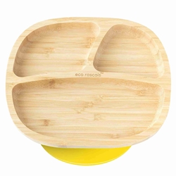 Plato Bamboo Toddler Amarillo Eco Rascals - Imagen 1
