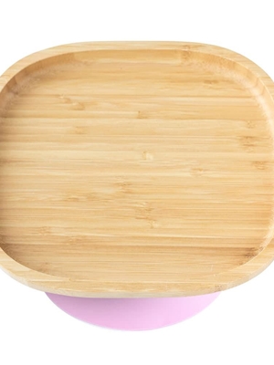 Plato Bamboo Toddler "Sin Secciones" Rosa Eco Rascals - Imagen 1