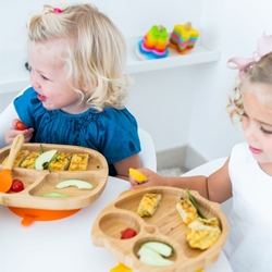 Plato Bamboo Toddler Verde Eco Rascals - Imagen 2