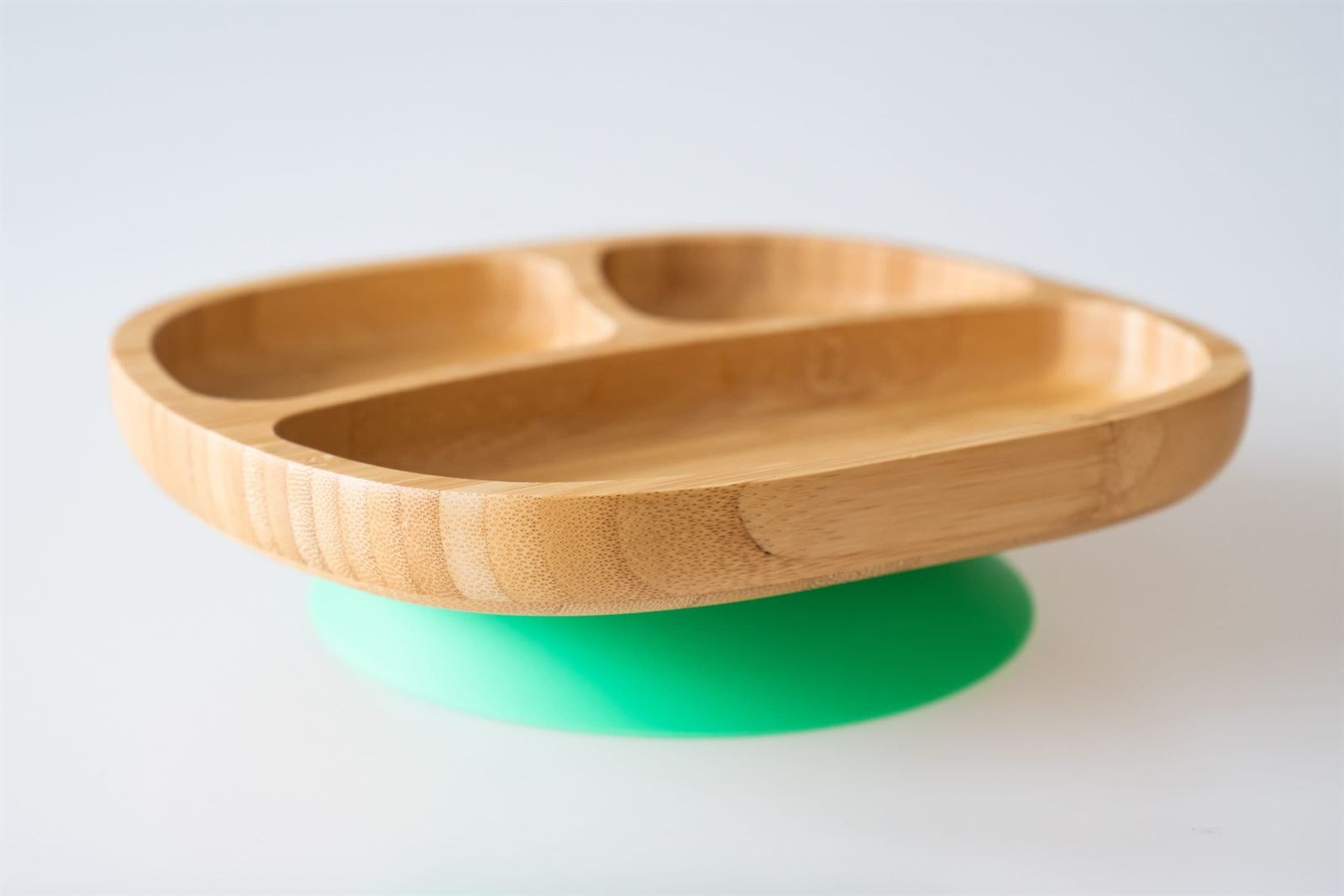 Plato Bamboo Toddler Verde Eco Rascals - Imagen 4