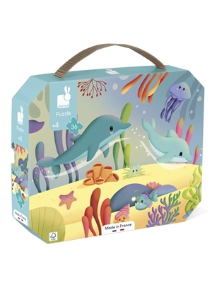 Puzle De Los Animales Marinos - 36 Piezas - Imagen 1