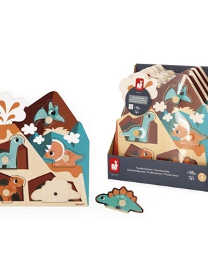 Puzle Encajable Musical "Dinos" - Imagen 1