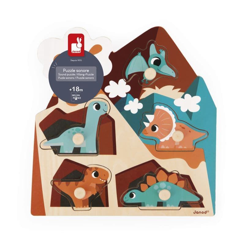 Puzle Encajable Musical "Dinos" - Imagen 8