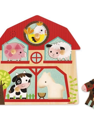 Puzle Encajable Musical "Mis Amigos Los Animales De La Granja" - Imagen 2