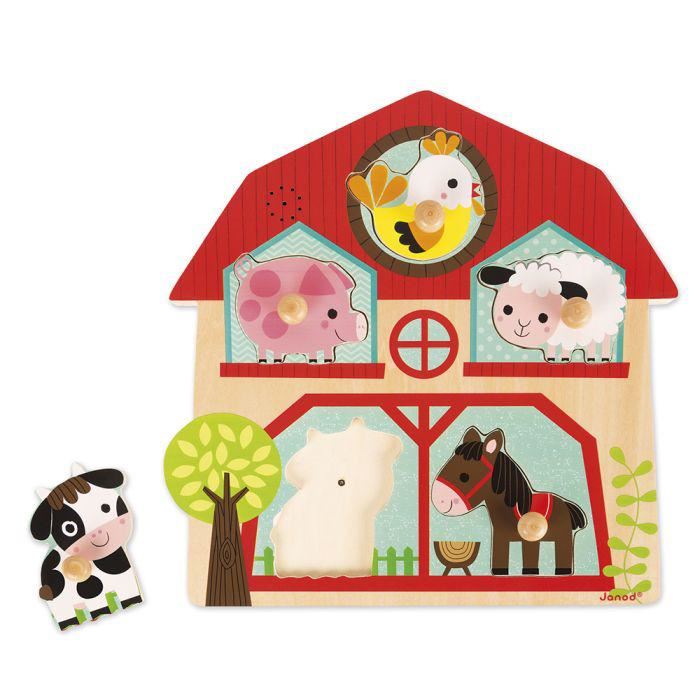 Puzle Encajable Musical "Mis Amigos Los Animales De La Granja" - Imagen 3