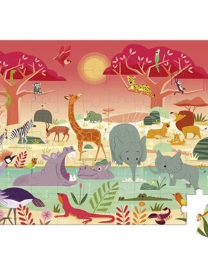 Puzle - La Reserva De Animales- 54 Pzas - Imagen 1