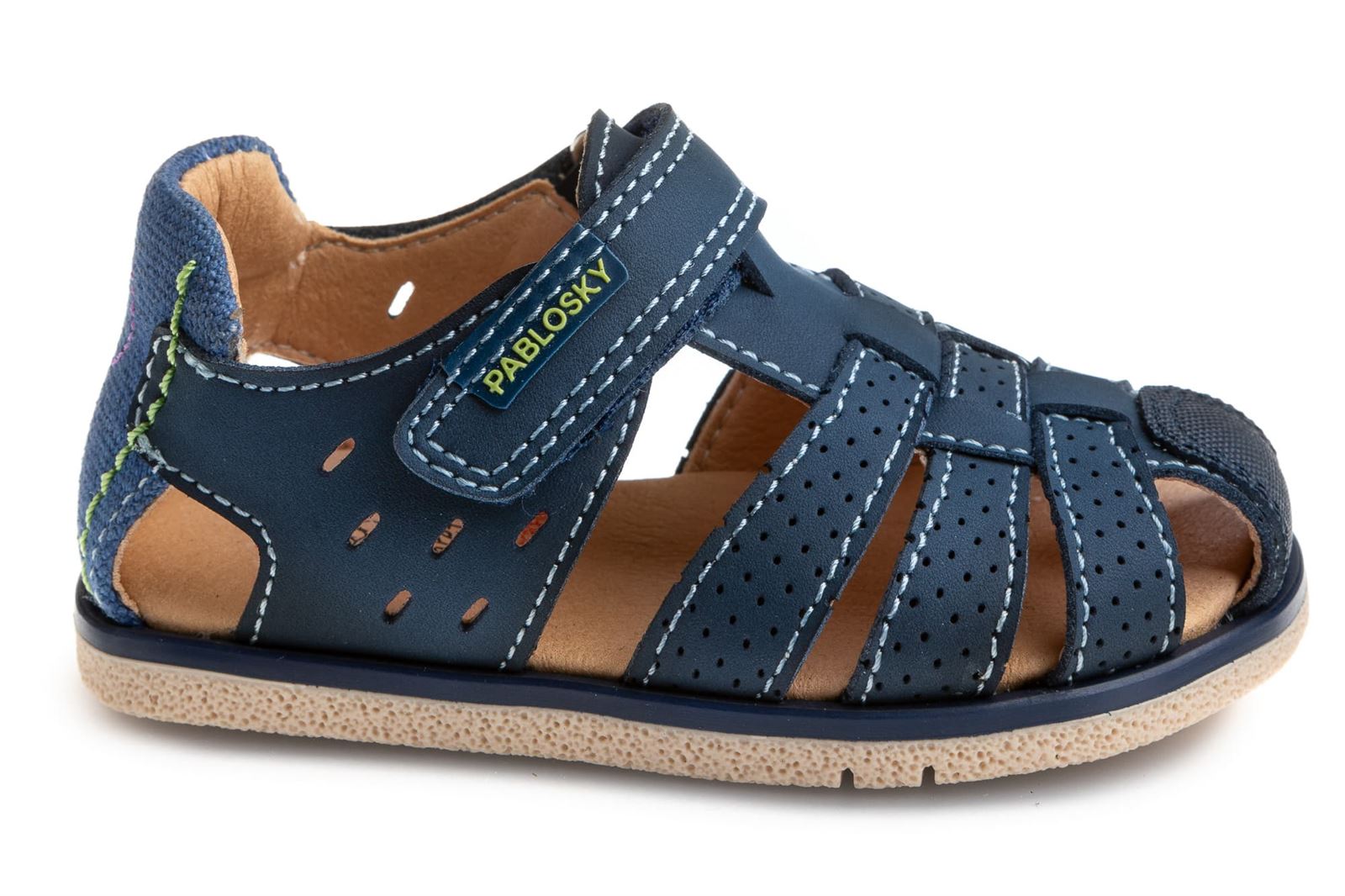 Sandalia Nubock Navy - Imagen 1