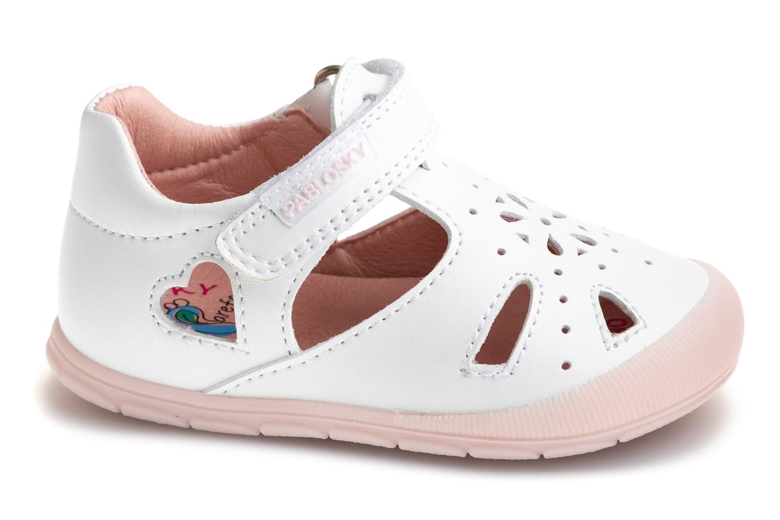Sandalia Piel Blanco - Imagen 1
