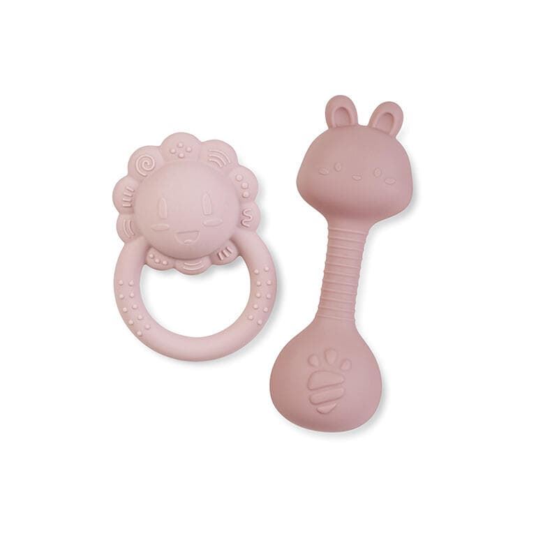 Set de mordedores con sonajero "Tiny Treasures" - Imagen 1