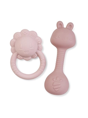 Set de mordedores con sonajero "Tiny Treasures" - Imagen 1