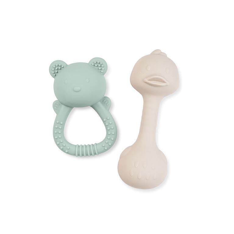 Set de mordedores con sonajero "Tiny Treasures" - Imagen 1