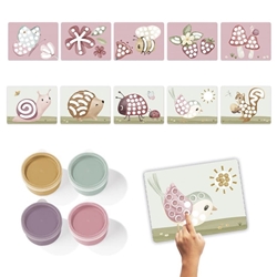 Set Pintura Dedos Fairy Garden Little Dutch - Imagen 1