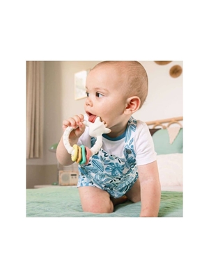 Sonajero Mordedor Colo'rings 100% hevea natural de Sophie la Girafe - Imagen 1