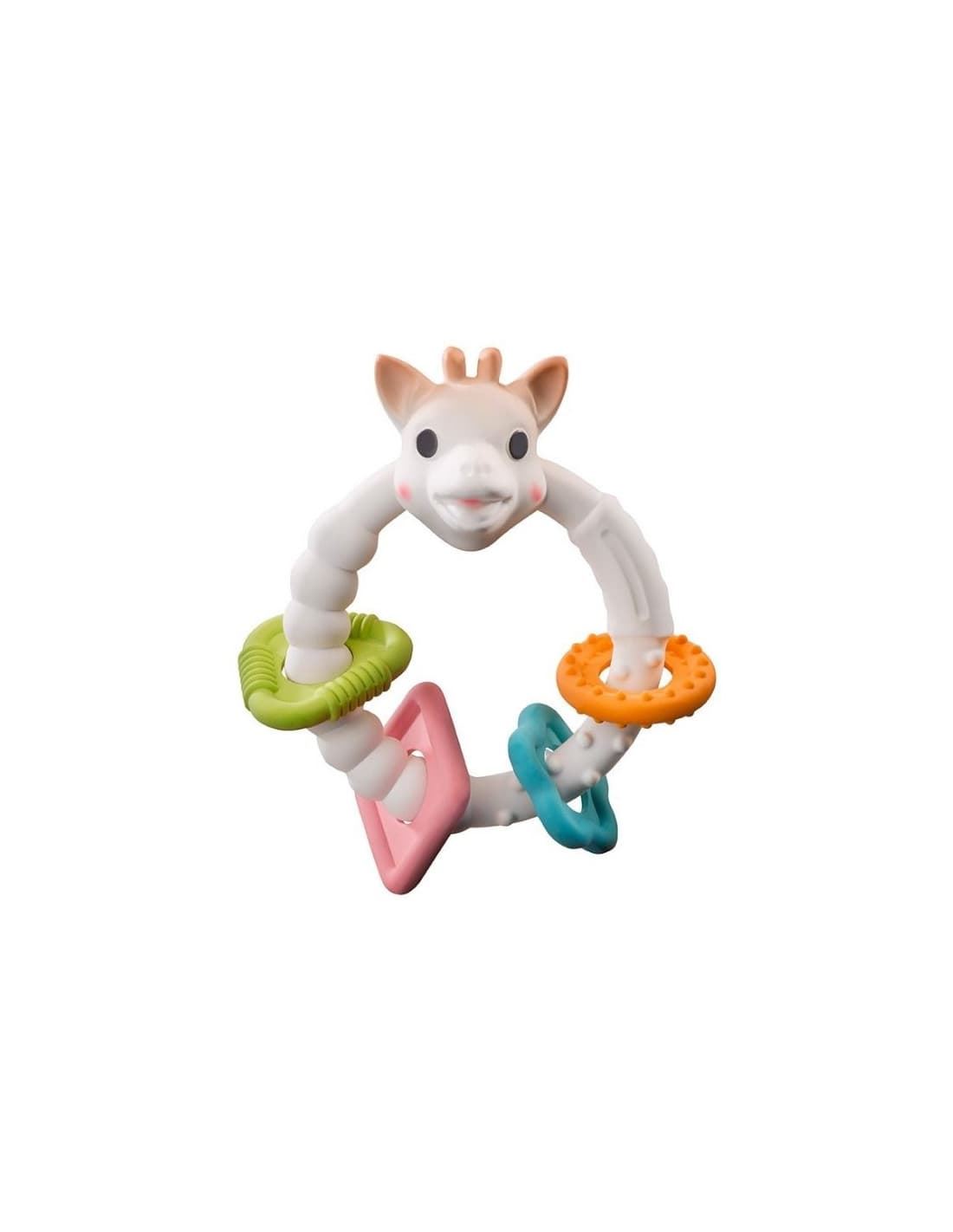 Sonajero Mordedor Colo'rings 100% hevea natural de Sophie la Girafe - Imagen 4