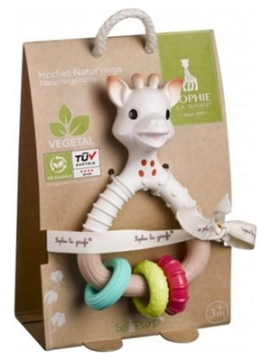 Sonajero SO'PURE Natur'rings 100% bioplástico - Imagen 1