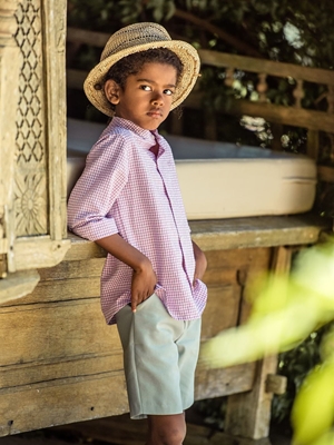 Traje Infantil Niño Pantalon Bermuda Art.1217 "Familia MerlÃn" - Imagen 1