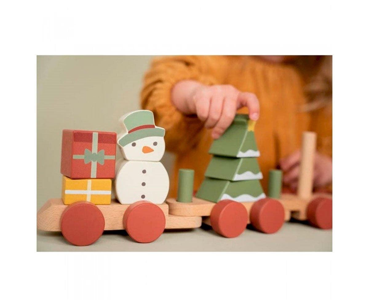 Tren Apilable Navidad Little Dutch - Imagen 4