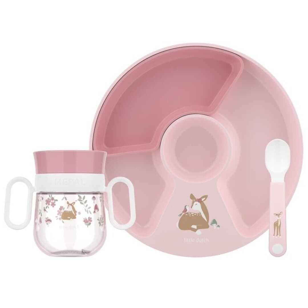 Vajilla Bebé Mio 3 Pcs Fairy Garden - Imagen 1