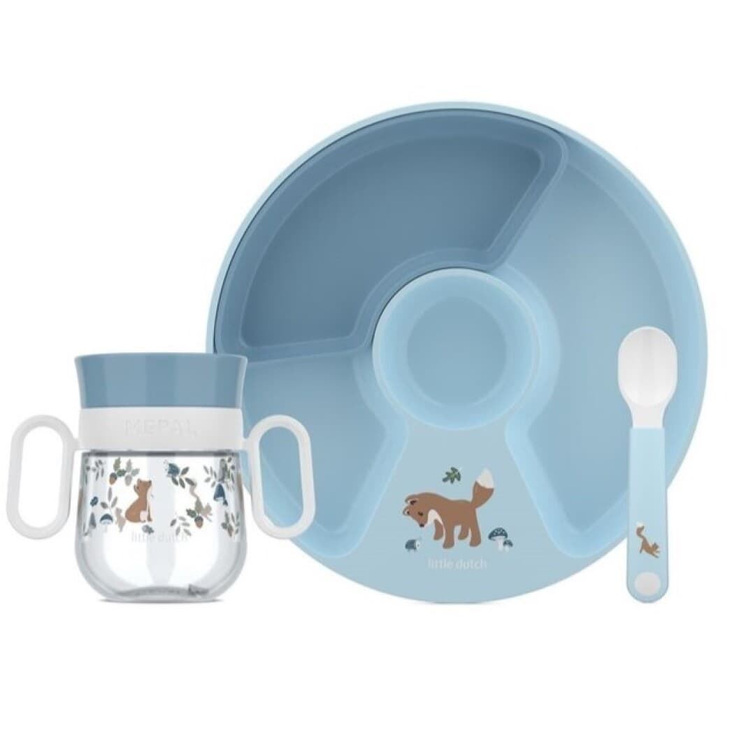 Vajilla Bebé Mio 3 Pcs Forest Friends - Imagen 1