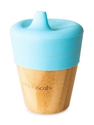 Vaso Bamboo Eco Rascals 190 Ml Azul - Imagen 1