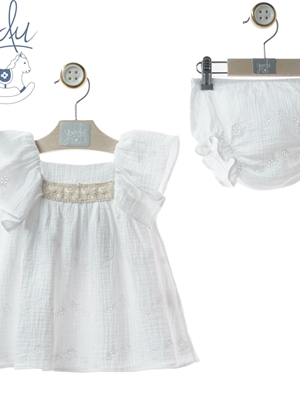 Vestido Bebe Con Braguita Art.0326 "Familia Cerámica" - Imagen 1