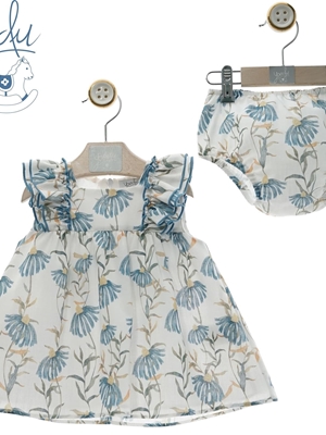 Vestido Bebe Con Braguita Art.0326 "Familia Damas" - Imagen 1