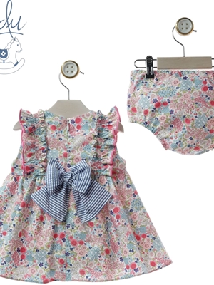 Vestido Bebe Con Braguita Art.0329 "Familia Marmolina" - Imagen 2