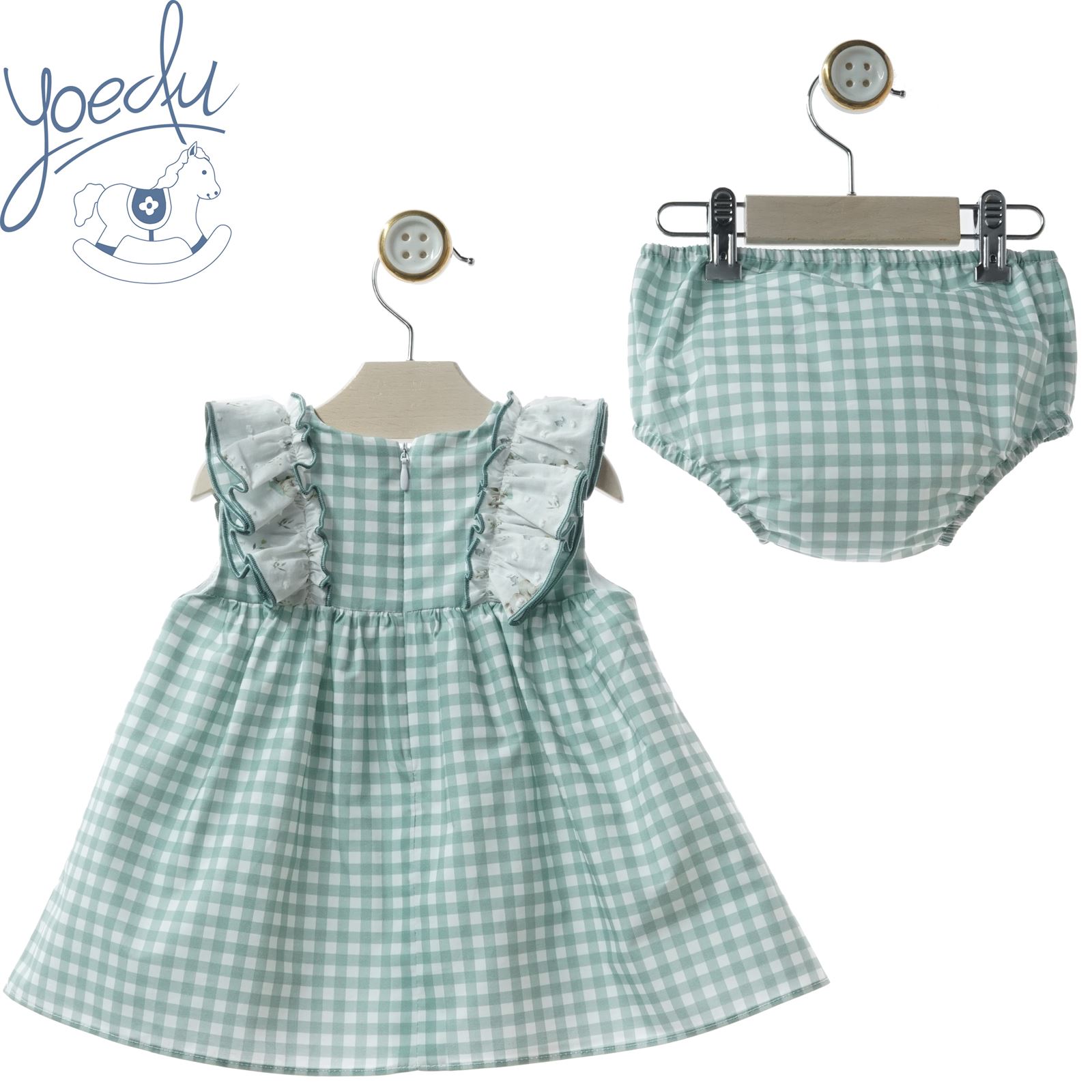 Vestido Bebe Con Braguita Art.0330 "Familia Gres" - Imagen 2