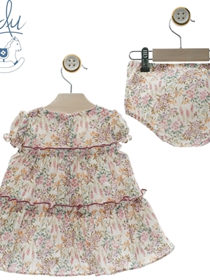 Vestido Bebe Con Braguita Art.0330 "Familia Merlín" - Imagen 2