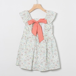 Vestido Flores Salmon - Imagen 2