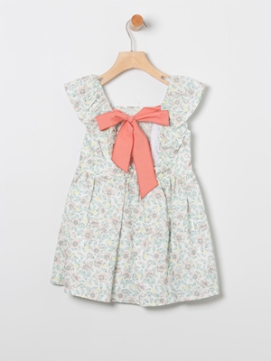 Vestido Flores Salmon - Imagen 2